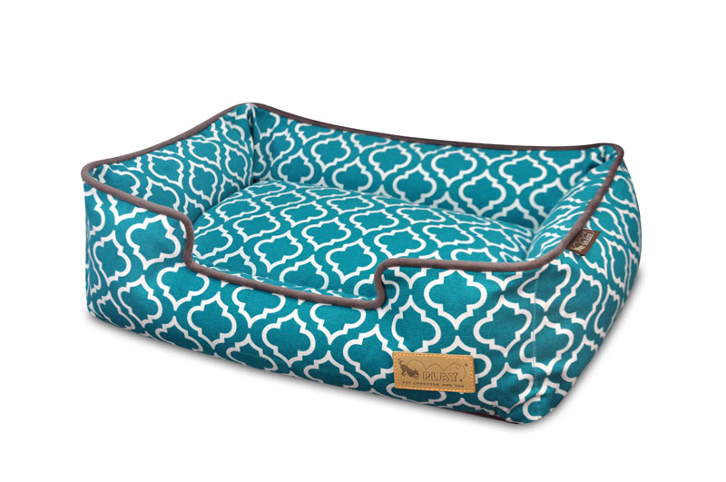 Lounge Bed – Moroccan – Teal – 1_45Angle – High Res