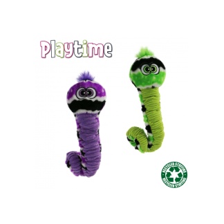 CURLY CATERPILLAR GREEN AND PURPLE