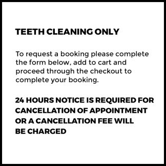 Teeth Cleaning Only